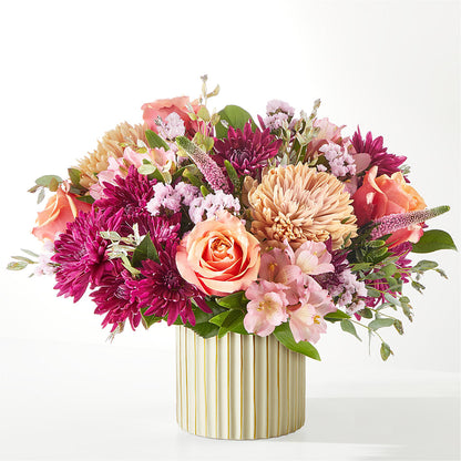 Berry Cobbler Bouquet with Ivory Vase –  Fox Run Florist, Pinellas Park FL