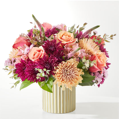 Berry Cobbler Bouquet with Ivory Vase –  Fox Run Florist, Pinellas Park FL