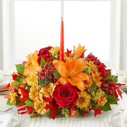 Autumn's Embrace Centerpiece –  Fox Run Florist, Pinellas Park FL