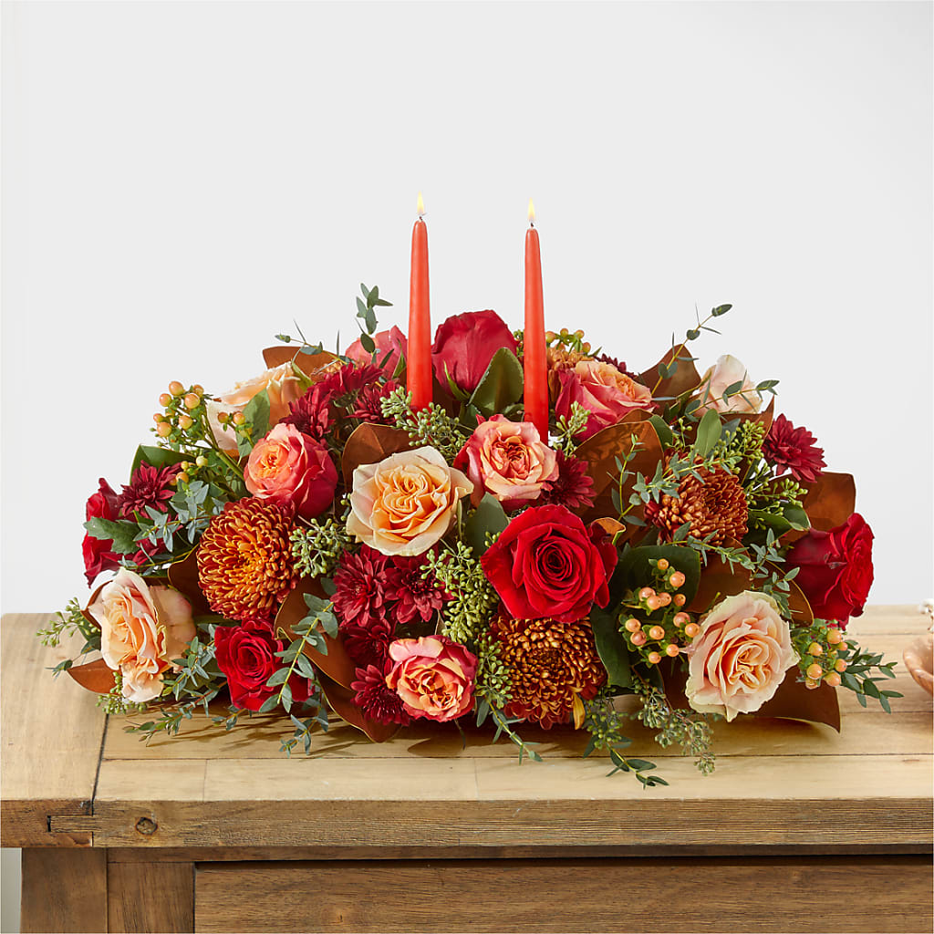 Gather Near Centerpiece –  Fox Run Florist, Pinellas Park FL