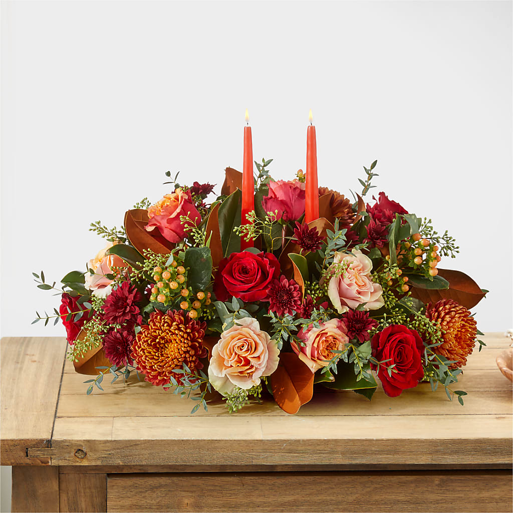 Gather Near Centerpiece –  Fox Run Florist, Pinellas Park FL