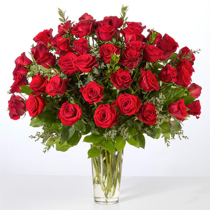 Forever Yours Fifty Stem Red Rose Bouquet –  Fox Run Florist, Pinellas Park FL