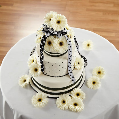 Simple Sophistication Cake Décor –  Fox Run Florist, Pinellas Park FL